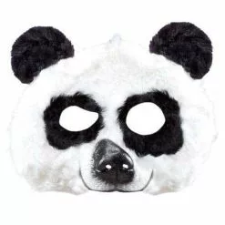 Panda Maske Aus Plüsch