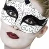 Venezianische Gothic Swan Maske