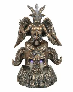 Baphomet Räucherkegel Figur Mit LED