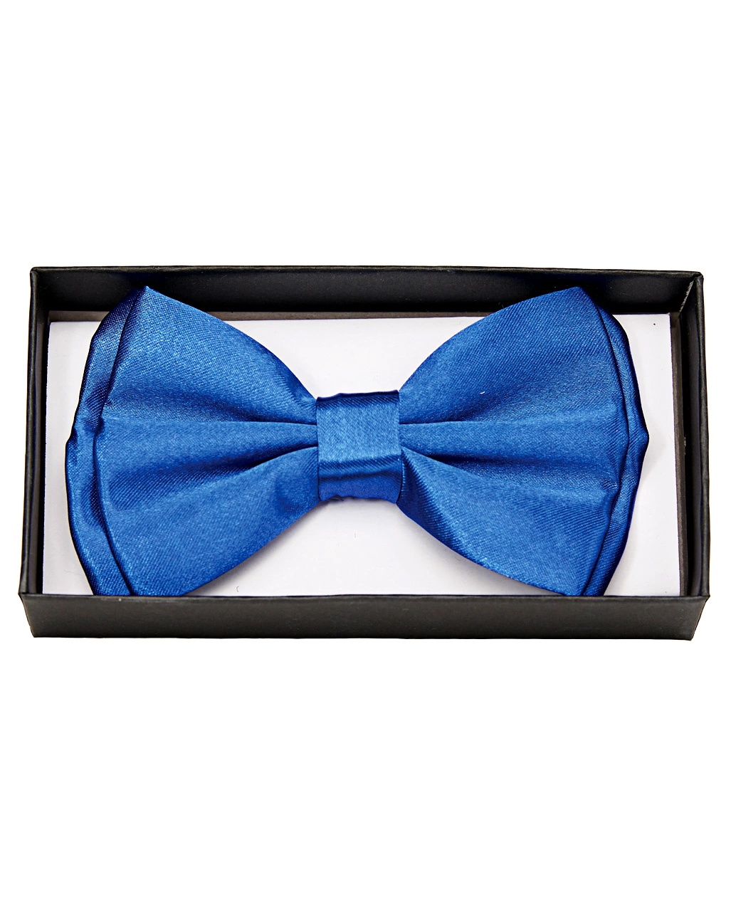 Satin Fliege Deluxe Blau