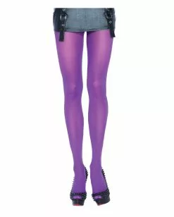 Nylon Strumpfhose Blickdicht Lila