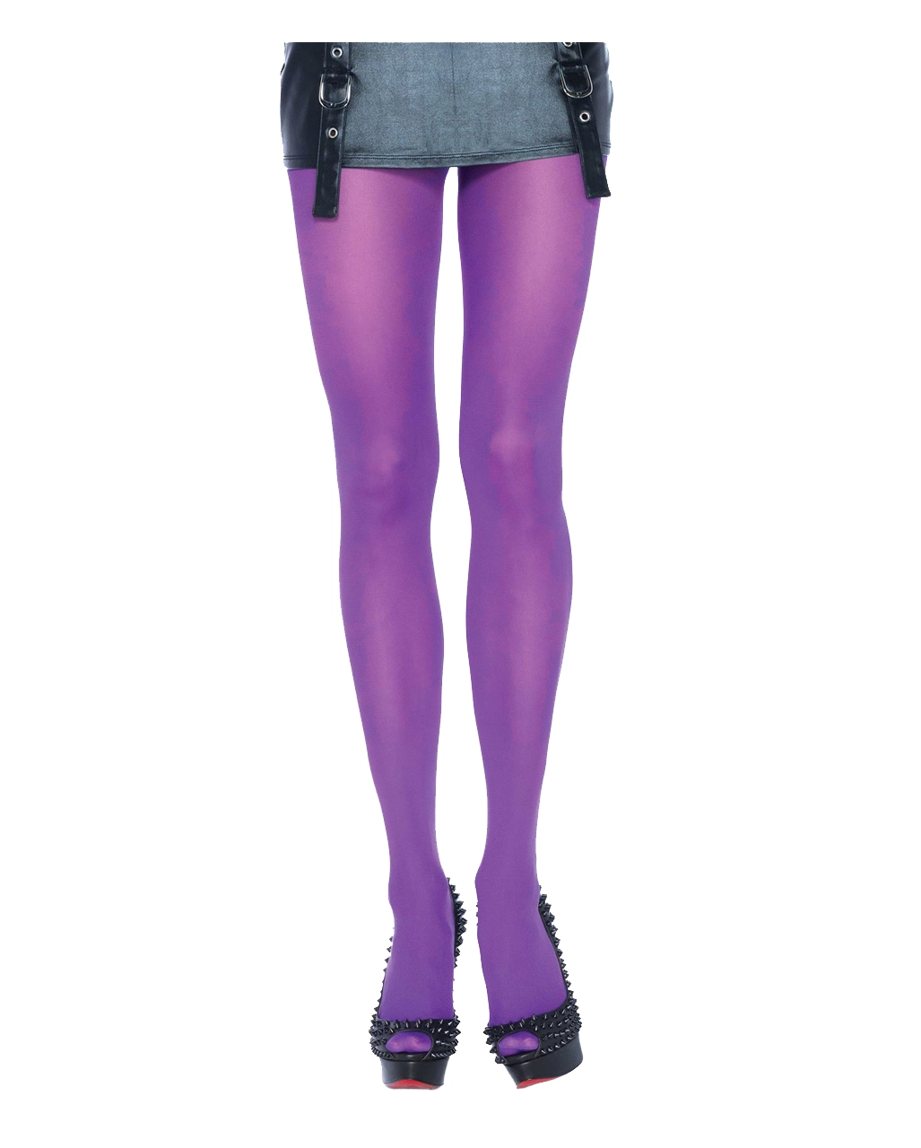 Nylon Strumpfhose Blickdicht Lila