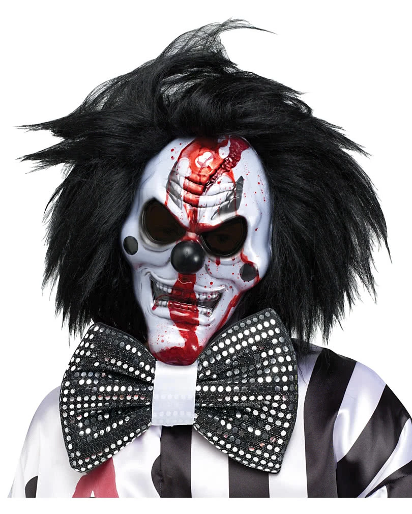 Horror Clown Maske Mit Bluteffekt – Bild 2
