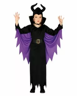 Dunkle Märchenfee Kinderkostüm