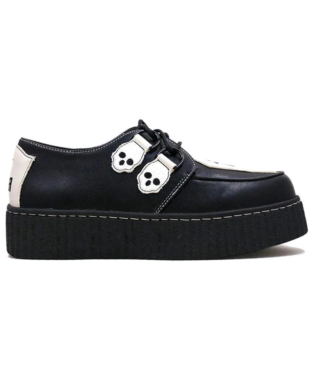 Schwarze Coffin Creepers Schuhe – Bild 2
