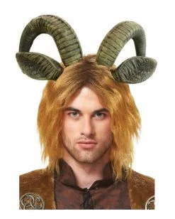 Steinbock Hörner Haarreif Mit Ohren