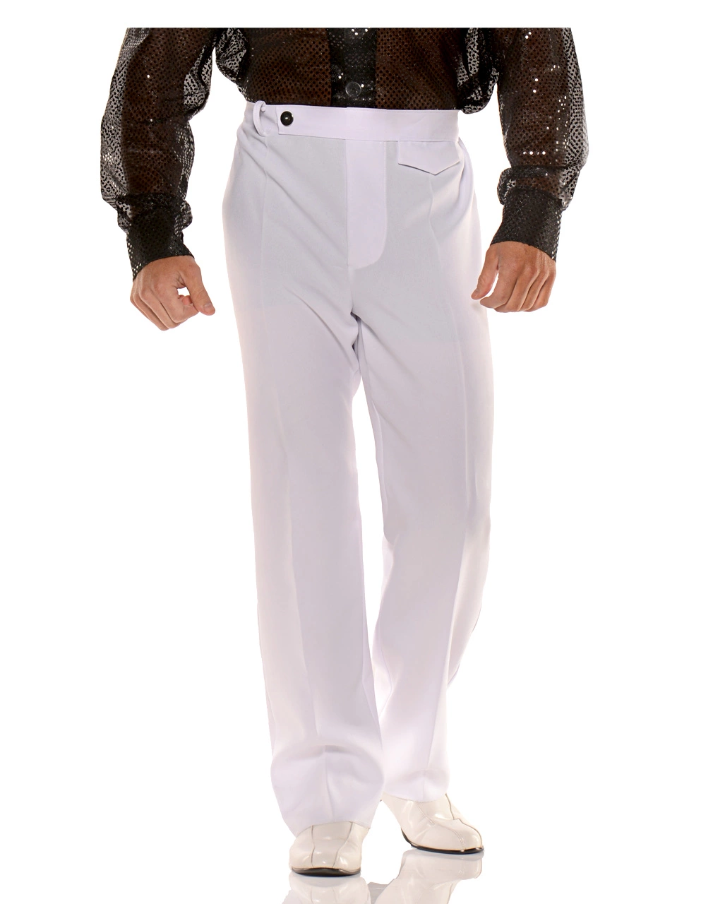 70er Jahre Kostümhose Weiß
