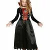 Elegantes Vampiress Kinder Kostüm
