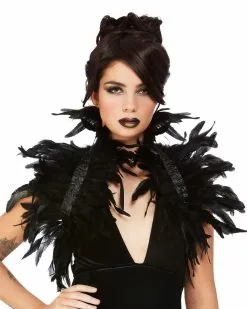 Schwarzer Feder Bolero