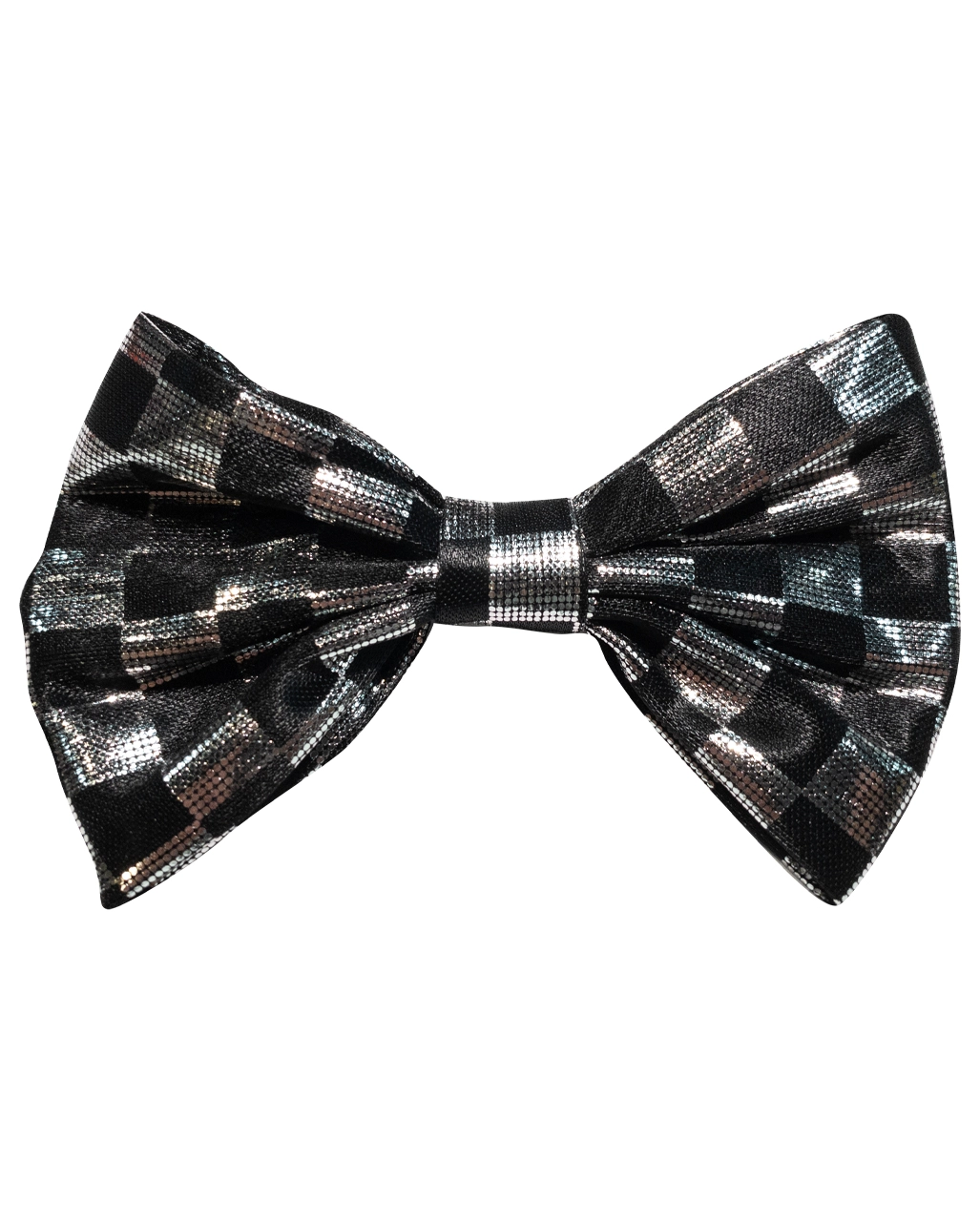 Fliege Deluxe Schwarz/silber