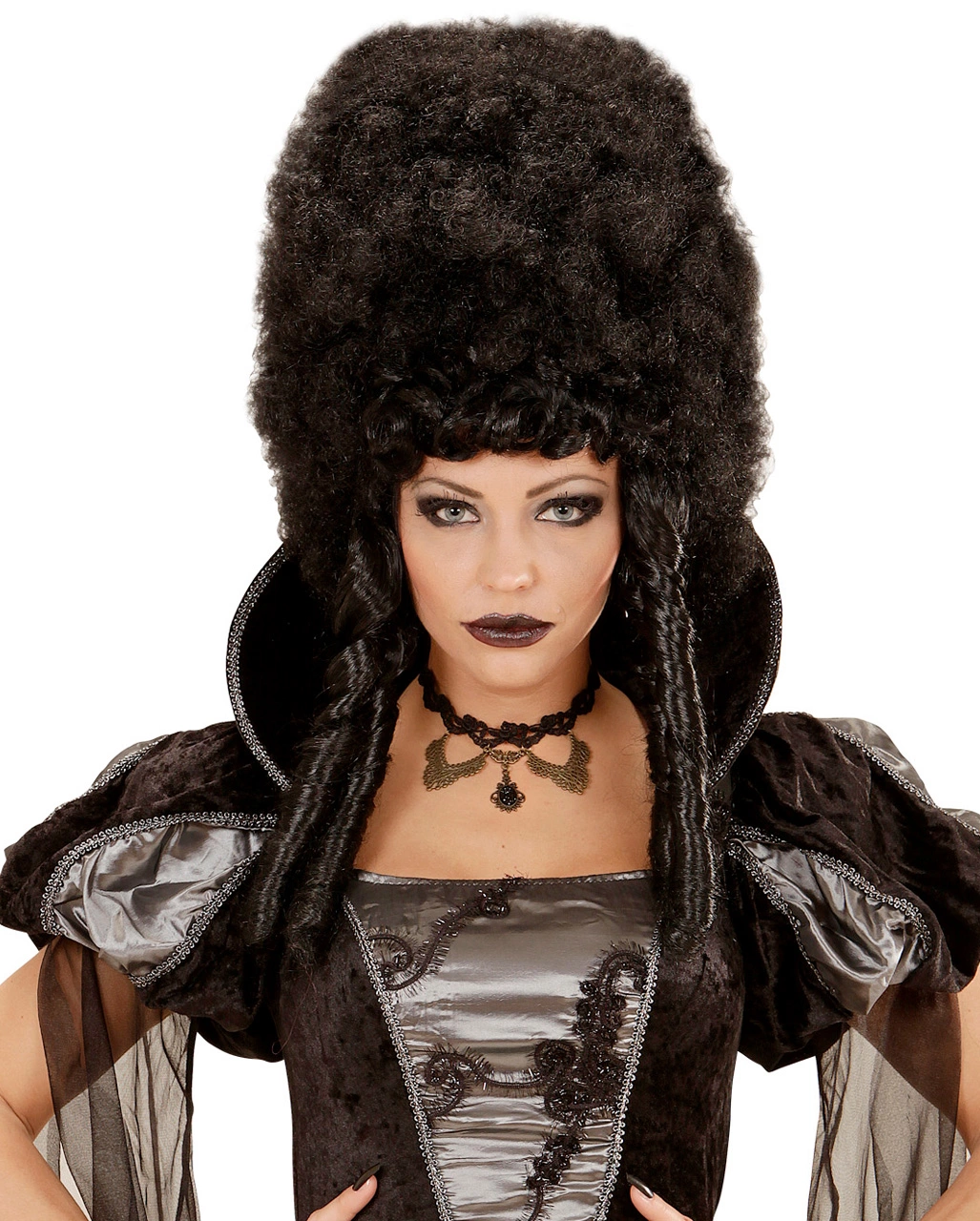 Gothic Halsband Mit Schmuckstein – Bild 3