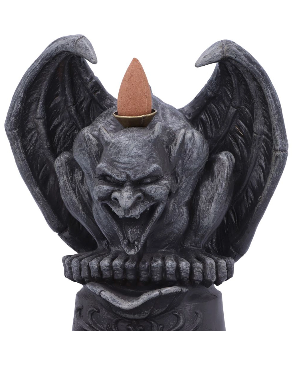 Grotesque Gargoyle Backflow Räucherkerzenhalter 17,8cm – Bild 5