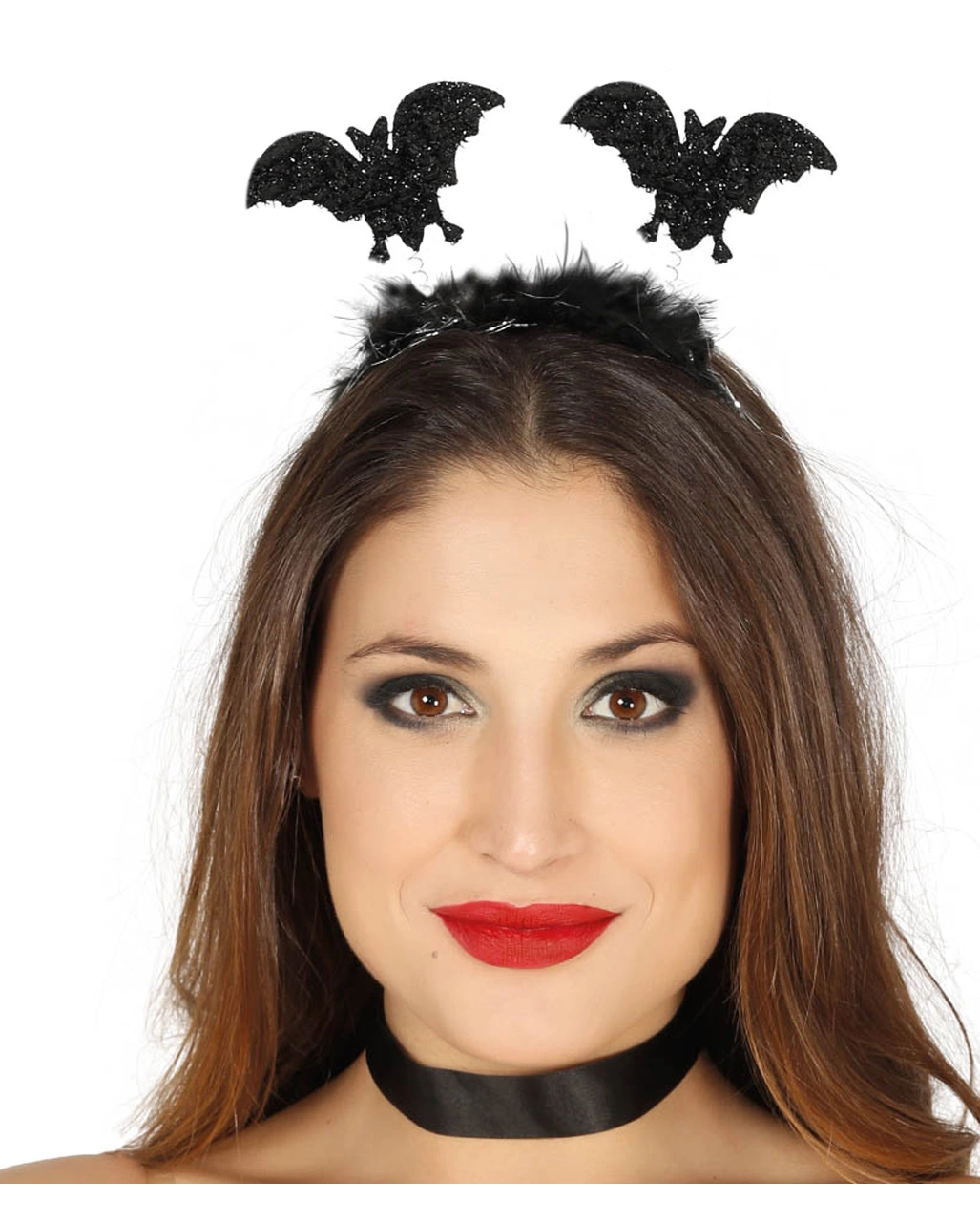 Glitzernder Haarreif Mit Fledermäusen