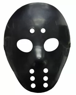 Schwarze Eishockey Maske Jason