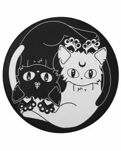 Runder Yin Yang Teppich KILLSTAR