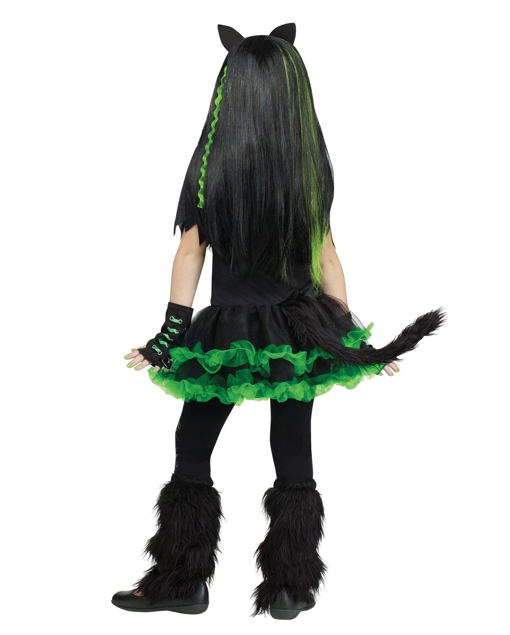Funky Punk Katze Mädchenkostüm – Bild 2