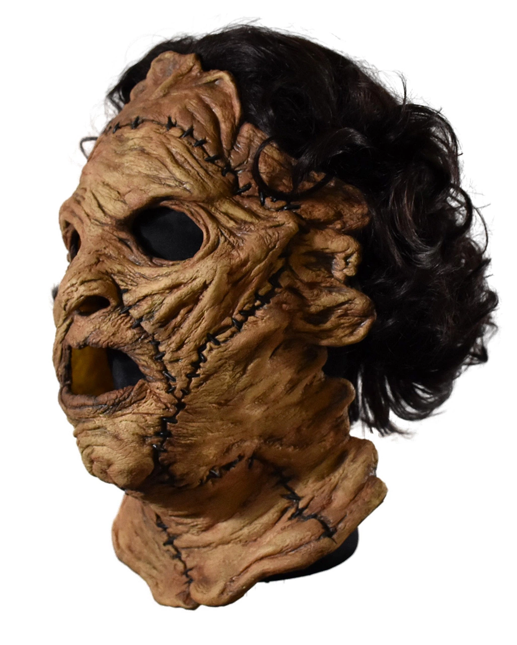 Leatherface Vollkopf Latex Maske – Bild 3