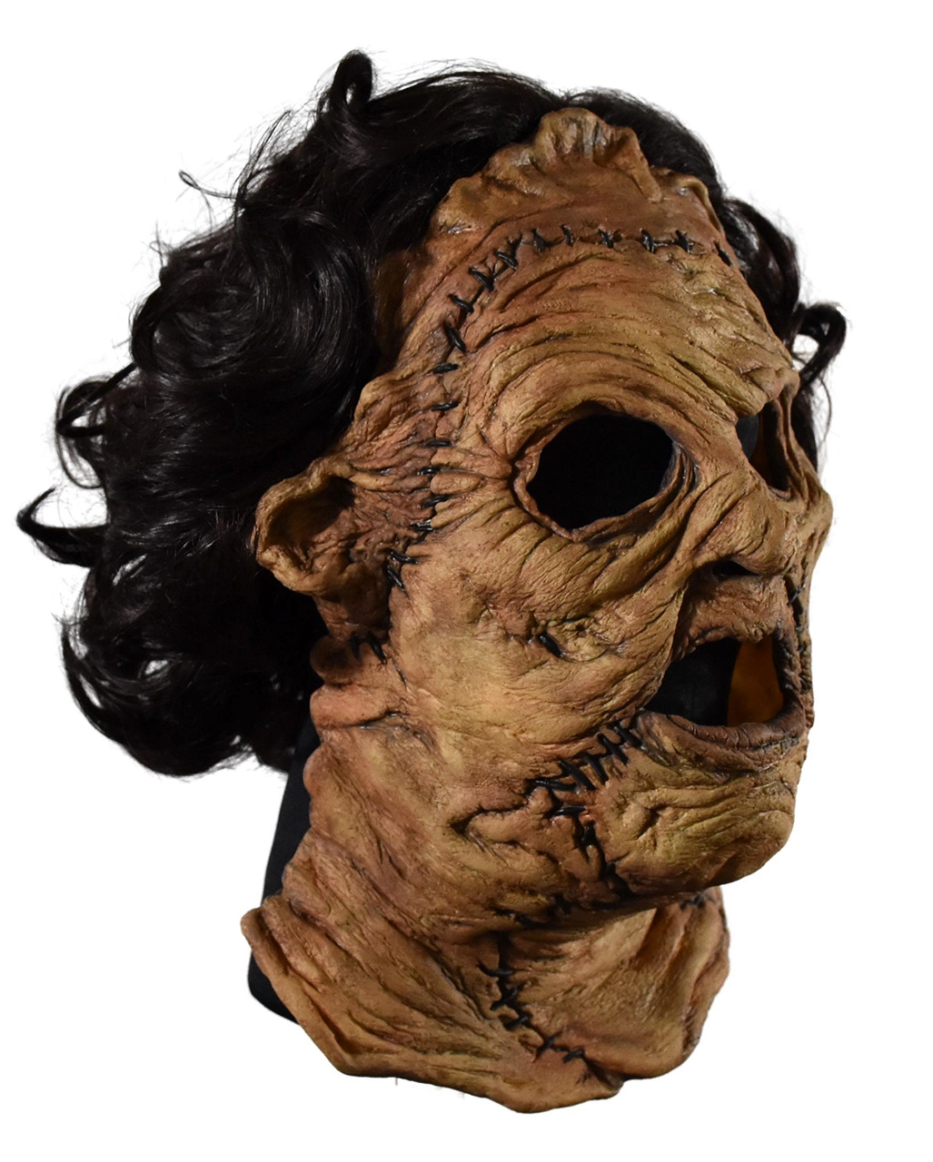 Leatherface Vollkopf Latex Maske – Bild 2