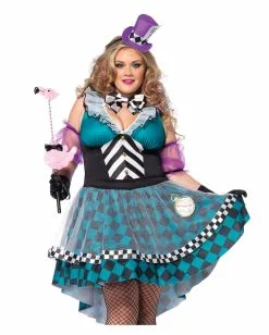 Mad Hatter Plus Size Damenkostüm