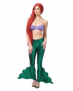 Grüne Meerjungfrau Hose Mit Flossen