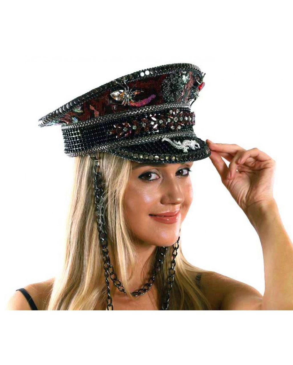 Militär Festival Schirmmütze Bordeaux