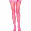 80s Netzstrumpfhose Neon Pink