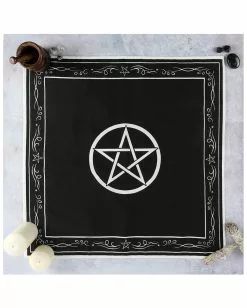 Pentagram Wicca Altartuch 70x70 Cm