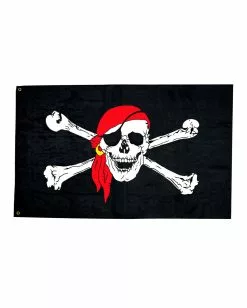 Piratenfahne Mit Totenkopf 130x80 Cm