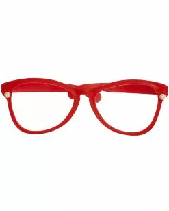 Clown Riesenbrille Rot