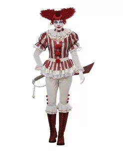 Sadistischer Killerclown Damenkostüm