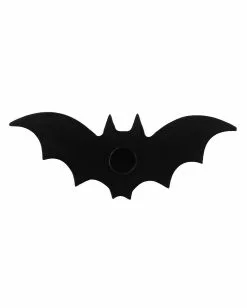Schwarzer Fledermaus Kerzenhalter