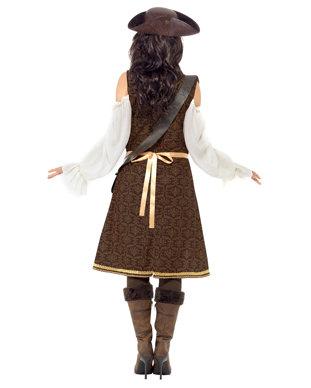 Sexy Piratenkapitänin Damenkostüm – Bild 3