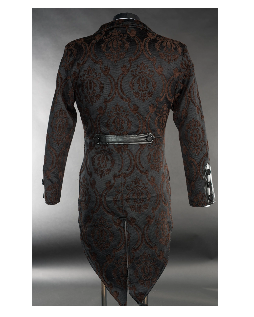 Steampunk Brokat Frack Mit Schwalbenschwanz – Bild 2