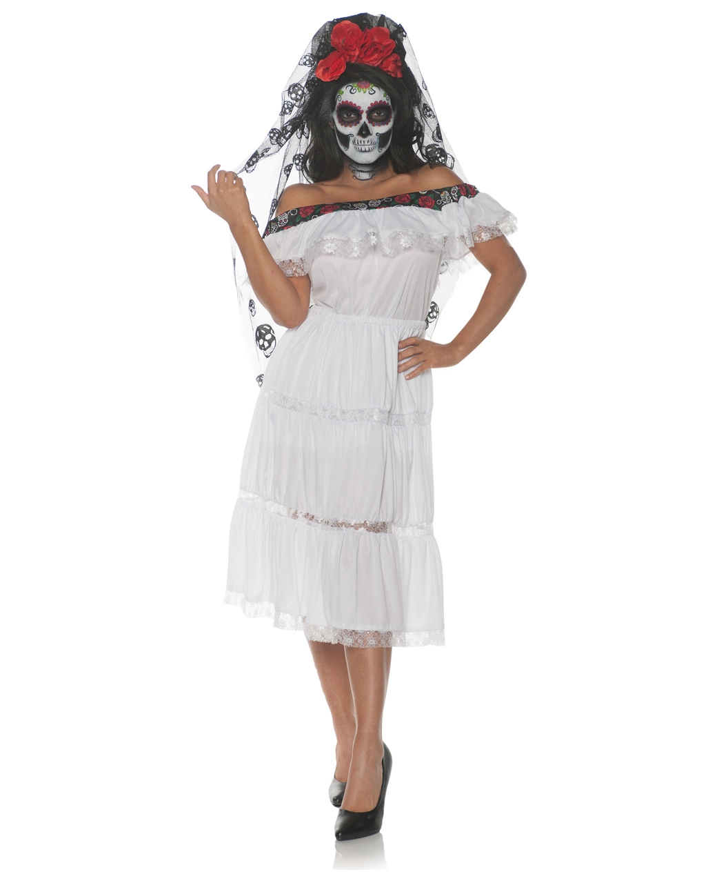 Totenkopf Senorita Kostüm
