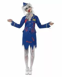 Zombie Stewardess Kostüm